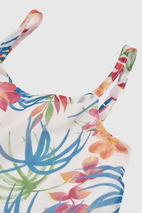 Blouse fille imprimé feuille Multicolore 3 - vertbaudet enfant 