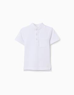 Polo en coton avec col mao et poche  - vertbaudet enfant