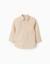 Chemise à manches longues et rayures Jaune 1 - vertbaudet enfant 