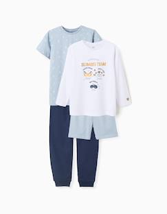 Lot de 2 pyjamas courts/longs en coton à imprimés  - vertbaudet enfant