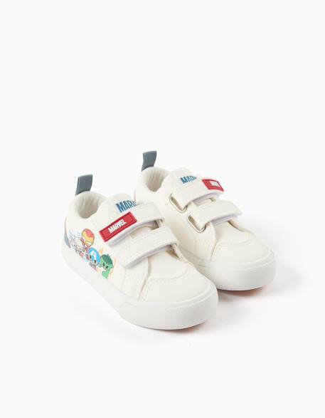 Baskets avec imprimé super friends Blanc 2 - vertbaudet enfant 