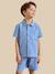 Pyja-short vichy garçon Vichy bleu 1 - vertbaudet enfant 