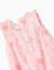 Combinaison en coton à fleurs et volants Rose clair 3 - vertbaudet enfant 