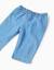 Jean en coton avec taille élastique Bleu 3 - vertbaudet enfant 