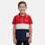 Polo manches courtes garçon imprimé Bleu+Marine+Noir+Rouge 19 - vertbaudet enfant 