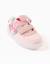 Baskets bi-matière lumineuses avec minnie Rose clair 2 - vertbaudet enfant 