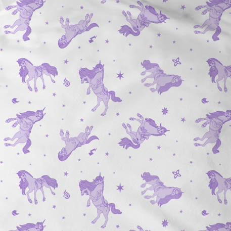 Parure de lit imprimée, l'école des licornes, unicorn academy stars Violet 5 - vertbaudet enfant 