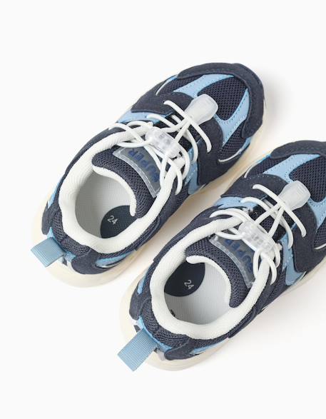 Baskets à lacets réglables superlight runner Bleu foncé 3 - vertbaudet enfant 