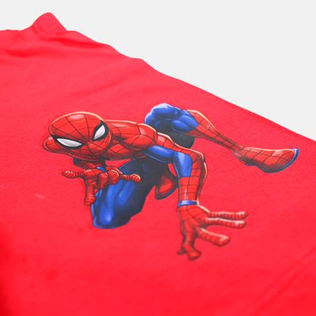 Ensemble garçon t-shirt manches courtes et short spiderman Bleu+Rouge 10 - vertbaudet enfant 