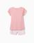 Pyjama en coton à manches courtes avec imprimé my melody Rose clair 2 - vertbaudet enfant 