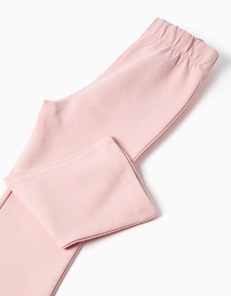 Sweat à imprimé floral + pantalon évasé Rose 4 - vertbaudet enfant 