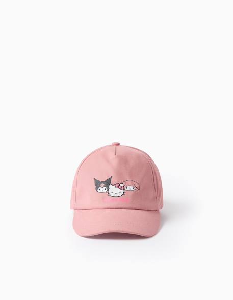 Fille-Casquette en coton avec imprimé hello kitty