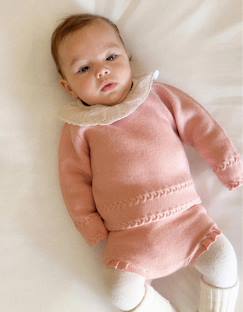 -Ensemble pull et short en maille