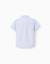 Chemise en coton à manches courtes et rayures Rouge foncé 2 - vertbaudet enfant 