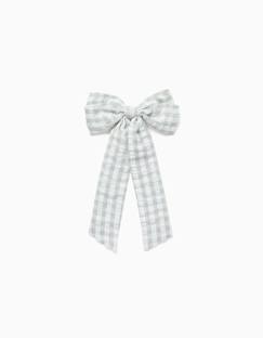 Barrette à cheveux avec nœud vichy b&s  - vertbaudet enfant