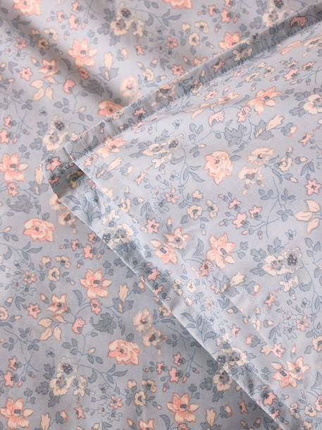 Taie d'oreiller percale de coton mélodie Bleu celeste 5 - vertbaudet enfant 