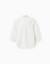 Chemise en popeline à manches longues et motif Blanc 2 - vertbaudet enfant 