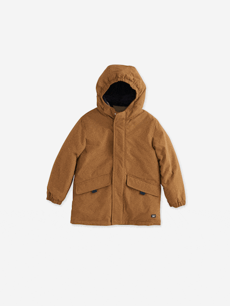 Garçon-Parka 3 en 1 garçon doublure sherpa
