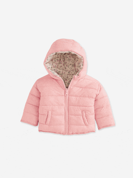 Doudoune légère bébé fille écru 1 - vertbaudet enfant 