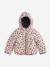 Doudoune fille légère réversible anthracite+rose pâle 1 - vertbaudet enfant 