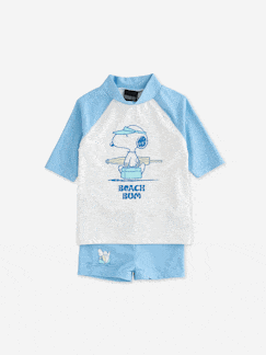 -Maillot de bain anti UV Snoopy