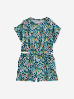 Combi short fille jersey  - vertbaudet enfant