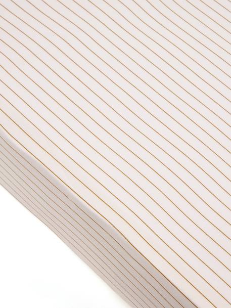 Drap housse bébé jersey rayé rayé marron 2 - vertbaudet enfant 
