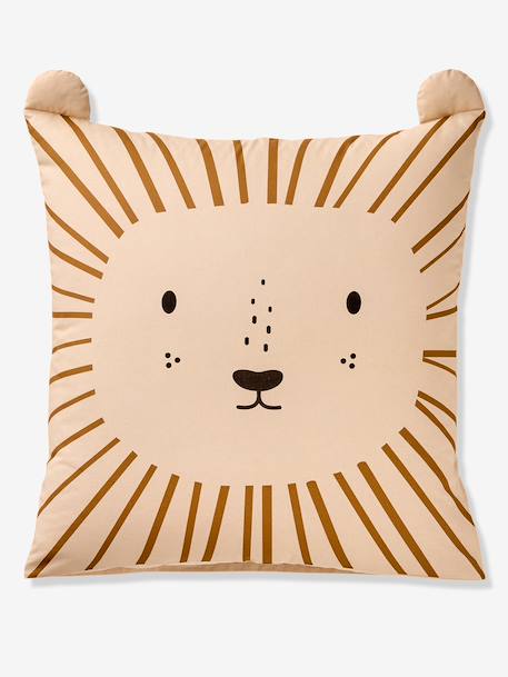 Parure enfant housse de couette et taie d'oreiller COPAINS ANIMAUX blanc imprimé 5 - vertbaudet enfant 