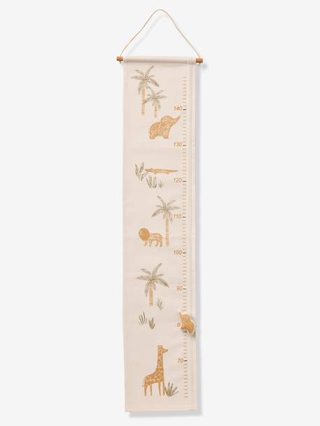 Toise enfant en coton motif animaux beige 3 - vertbaudet enfant 