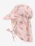 Casquette protège nuque anti-UV rose 1 - vertbaudet enfant 
