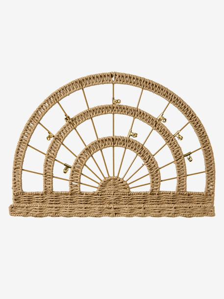 Pêle mêle corde de papier arc en ciel beige 2 - vertbaudet enfant 
