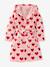 Peignoir en coton imprimé coeurs rose imprimé 1 - vertbaudet enfant 