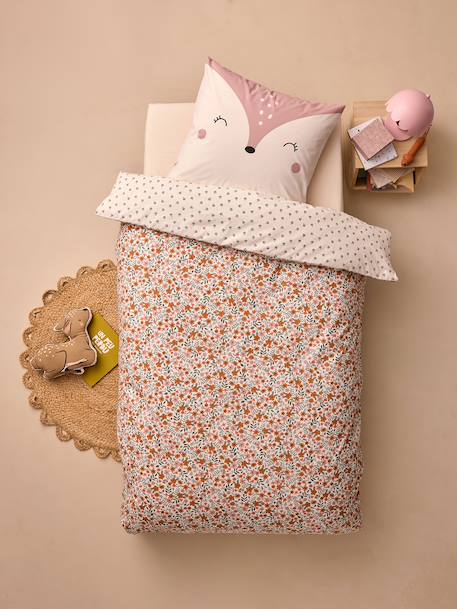 Parure enfant Magicouette RETROFLOWER blanc imprimé 1 - vertbaudet enfant 