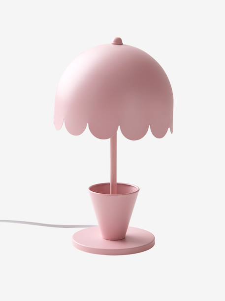 Lampe à poser en métal inclinable rose pâle 3 - vertbaudet enfant 