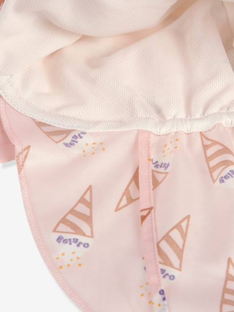 Casquette protège nuque anti-UV rose 3 - vertbaudet enfant 