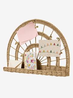 Linge de maison et décoration-Décoration-Cadre, affiche, pêle-mêle-Pêle mêle corde de papier arc en ciel