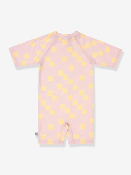 Combinaison manches courtes motif rose 2 - vertbaudet enfant 
