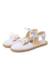 Espadrilles de cérémonie en lin avec nœud rustique Beige+Blanc 7 - vertbaudet enfant 