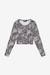 Tee-shirt comegi Black flower 1 - vertbaudet enfant 