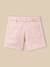 Short fille denim couleur Ecru+Rose tendre+Sable 7 - vertbaudet enfant 