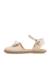 Espadrilles de cérémonie en lin avec nœud rustique Beige+Blanc 1 - vertbaudet enfant 