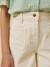 Short fille denim couleur Ecru+Rose tendre+Sable 3 - vertbaudet enfant 