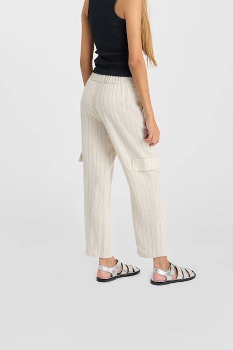 Pantalon droite olivergi Creme 4 - vertbaudet enfant 