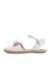 Espadrilles de cérémonie en lin avec nœud rustique Beige+Blanc 5 - vertbaudet enfant 