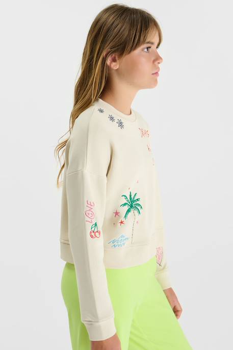 Sweat-shirt upagi Ivory 3 - vertbaudet enfant 