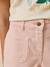 Short fille denim couleur Ecru+Rose tendre+Sable 8 - vertbaudet enfant 