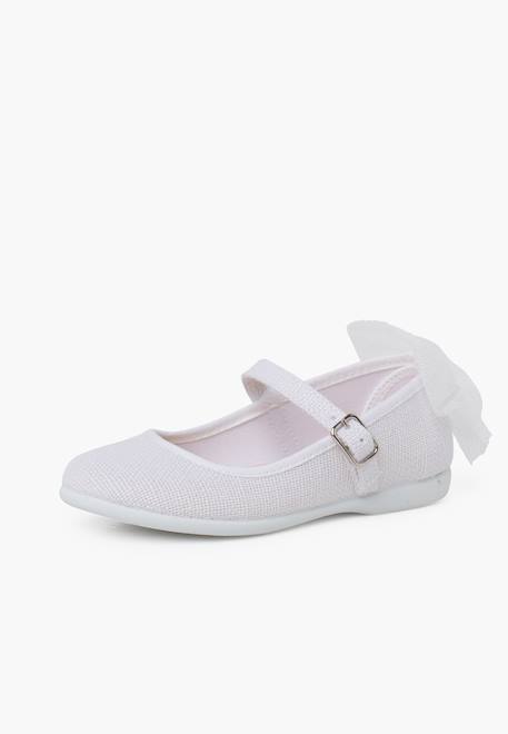 Chaussures babies cérémonie nœud de tulle Beige+Blanc+Menthe+Rose claire 8 - vertbaudet enfant 