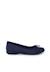 Ballerines de cérémonie en lin pour fille Blanc+Bleu marine+Écru 7 - vertbaudet enfant 