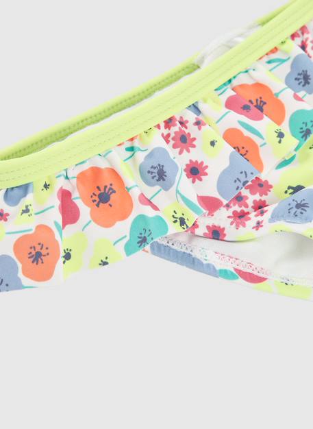 Maillot de bain fille imprimé fleurs Multicolore 3 - vertbaudet enfant 