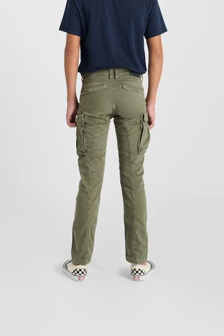 Pantalon cargo aaran Khaki 4 - vertbaudet enfant 